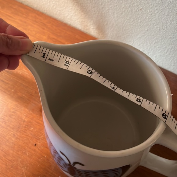 Beautiful blue and white butterfly pitcher/ vase, made in Finland - Picture 5 of 7